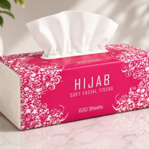 Hijab Soft Facial Tissue 600 Sheets | Premium Virgin Pulp