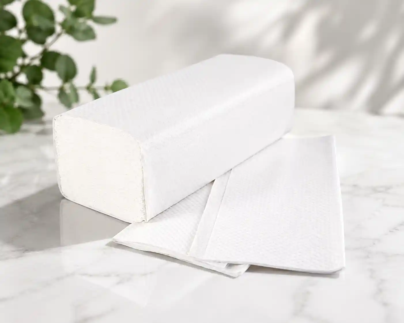 Takessue Premium Interfold Hand Towel 150 Sheets | 1 Ply Virgin Pulp