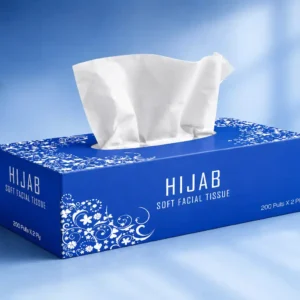 Hijab Soft Facial Tissue 200 Pulls 2 Ply Premium Tissue Box